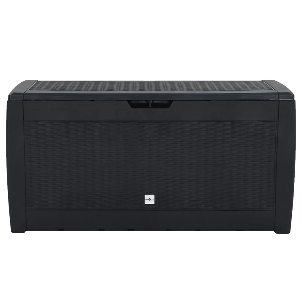 Baule da giardino 119 x 48 x 60 cm polipropilene antracite 02_0013141 - 2