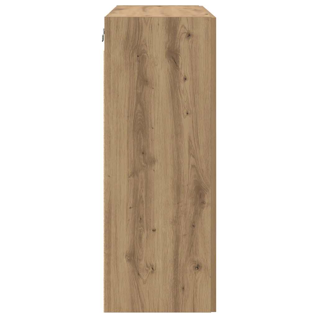 Armoire murale suspendue chêne artisanal 69,5x34x90 cm vidaXL - 6