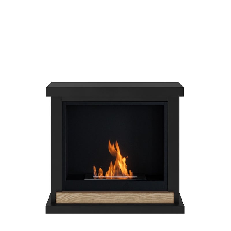 Biokominek portalowy z MDF TAGU Larsen czarny lakierowany - 1 szt