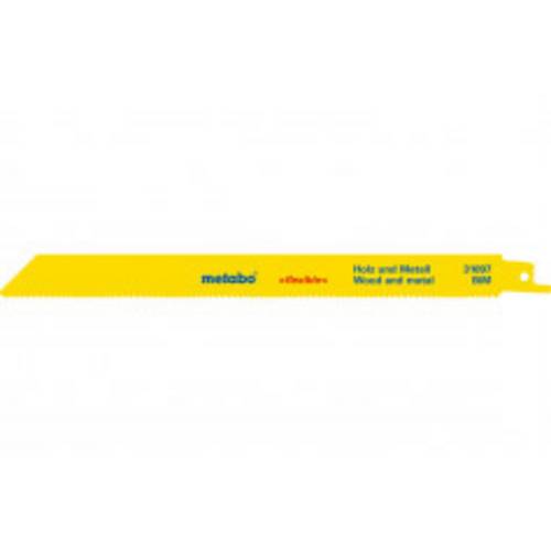 5 hojas para sierras de sable "flexible wood + metal" 225 x 0,9 mm (631495000) METABO