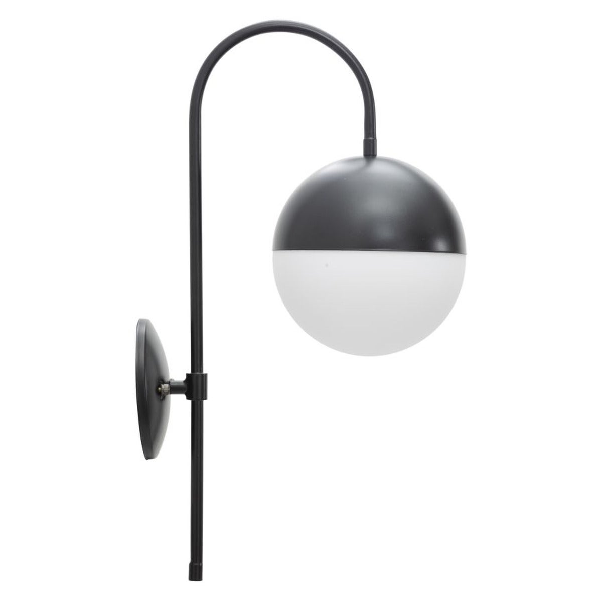 Lampa ścienna Erysimum, Metal, Czarny, Seven Design