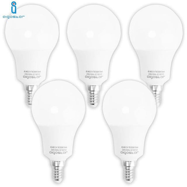 Ampoule LED E14 9 W 6 400 K Blanc froid A+ A60 A5 5 pièces