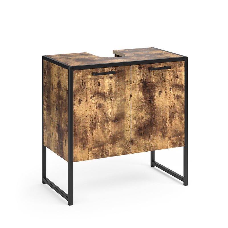 Vicco Szafka pod umywalkę Fyrk, Drewno antyczne, 60 x 60 cm