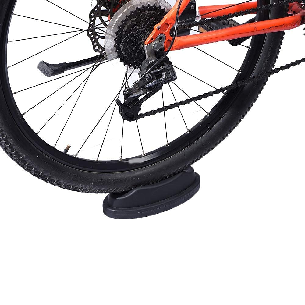 Calage Avant Vélo - Bloc De Roue Pour Turbo-entraîneur, ABS, Double Rainure, 22,5x11,5x5 Cm