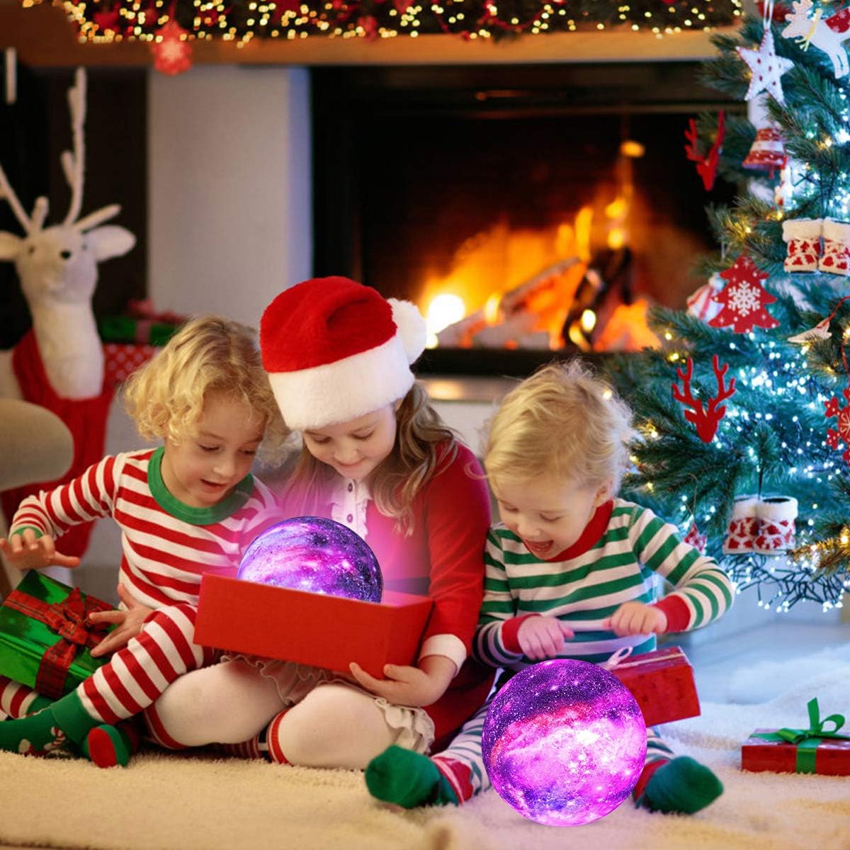 Lampada A Sfera LED Ricaricabile Senza Fili – Telecomando Incluso, Luce Colorata Per Festa E Decorazioni