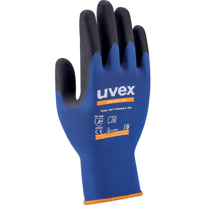 Uvex 6002710 Athletic lite, taglia. 10 guanti di montaggio, 1 paio - 2