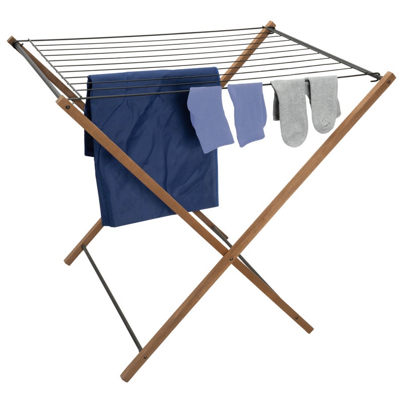 Suszarka na ubranie Sepio pozioma drewniana wolnostojąca 1 szt