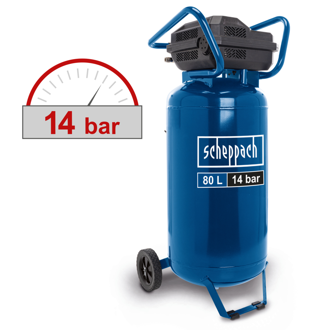Scheppach Compresseur à air vertical HC85V 14 bar Cuve 80 L Sans — free download