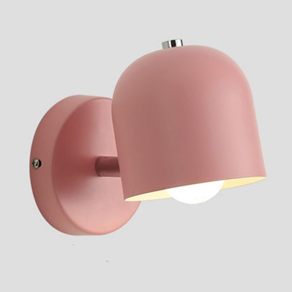Kinkiet metalowy, abażur, lampa ścienna, nowoczesna lampa ścienna z nowoczesnym, regulowanym metalowym abażurem E