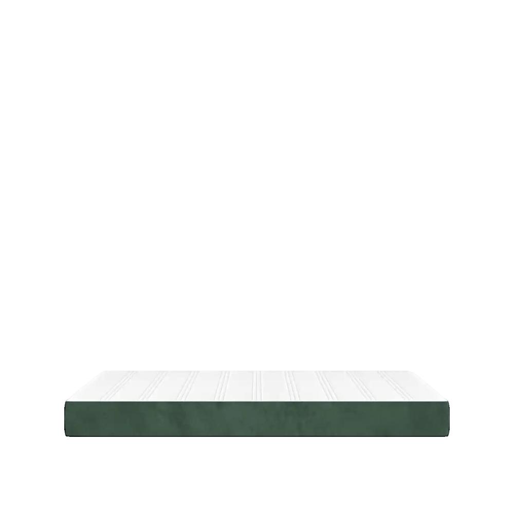 Materac vidaxl welurowy 120x220 cm sprężyny kieszeniowe pianka komfortowa