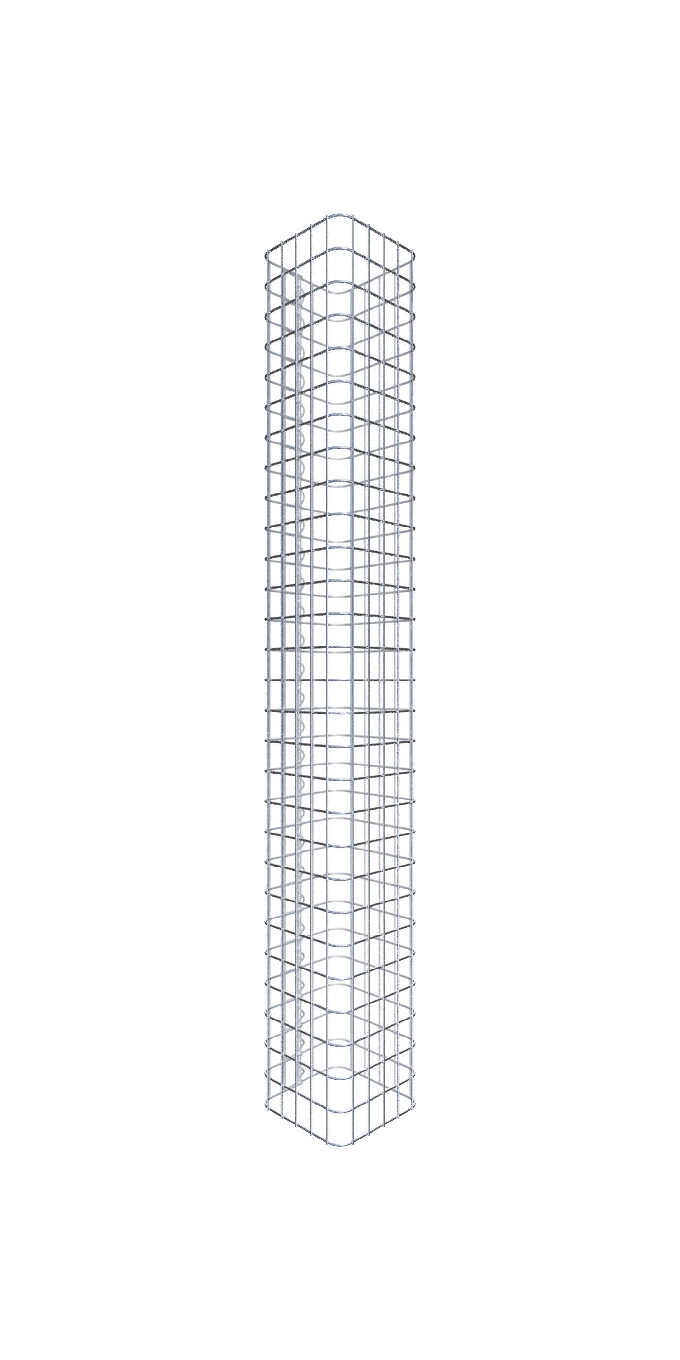 Kolumna gabionowa 27 x 27 cm MW 5 x 5 cm kwadratowa - Wysokość: 1,40 m