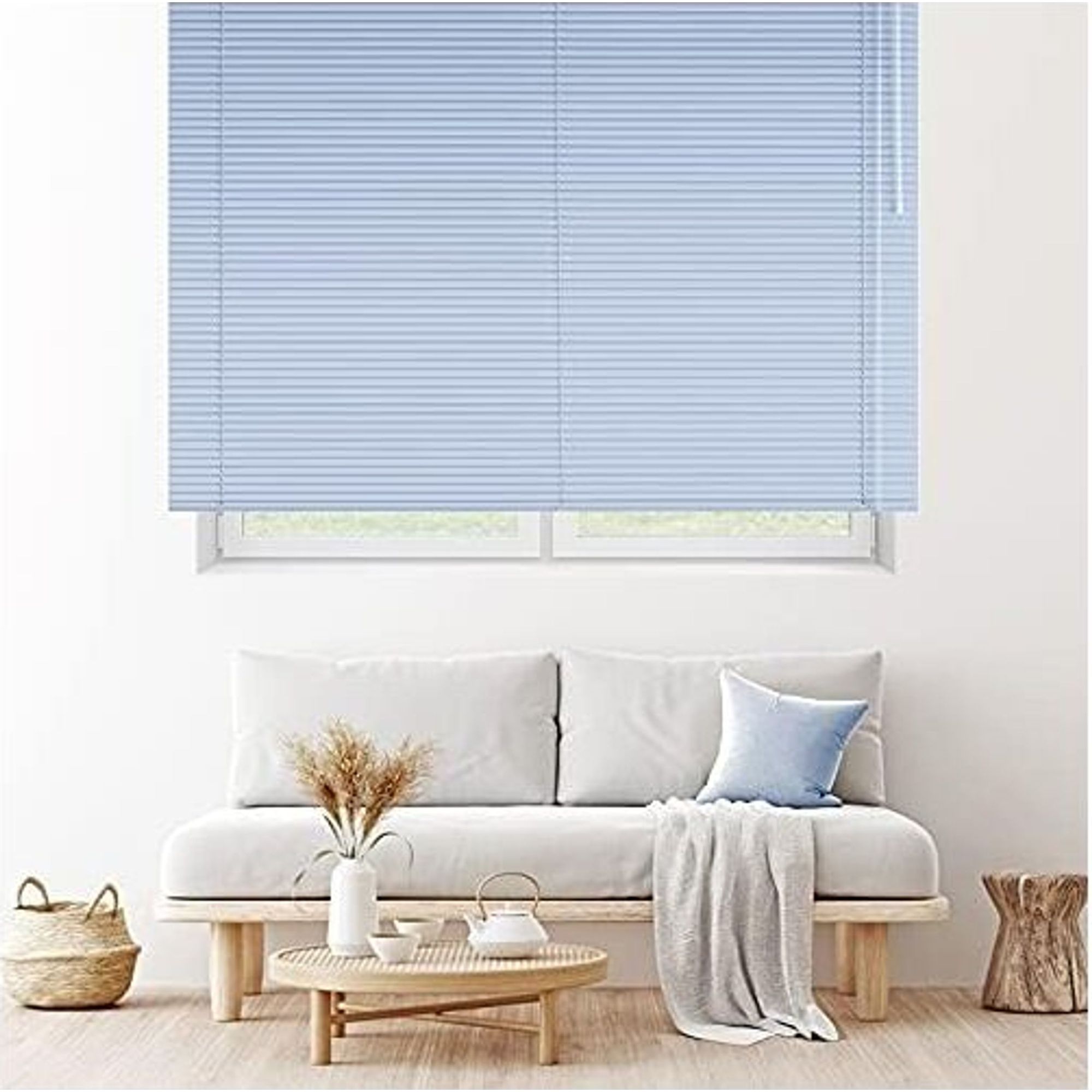 ECOMMERC3 | Veneziana Orientabile in Alluminio Misura 100x250 - Veneziana in Alluminio con Lamella da 25 mm - Veneziana Colore Pistacchio - 3