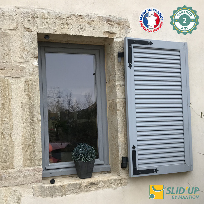 Motorisation pour volet 1 battant droit SLID'UP URANUS filaire - gond Ø 14 mm - 2