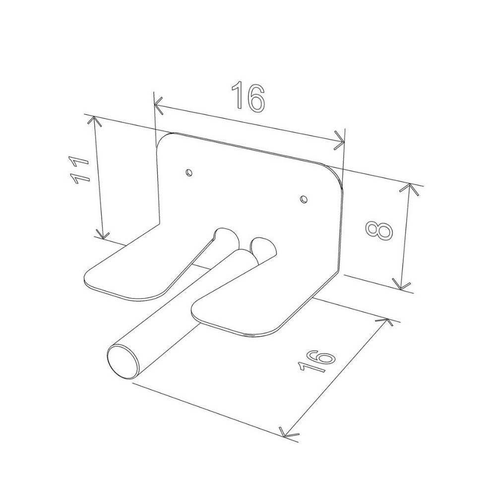 Décoration murale cerf noir cm 62 x 87 h - 4