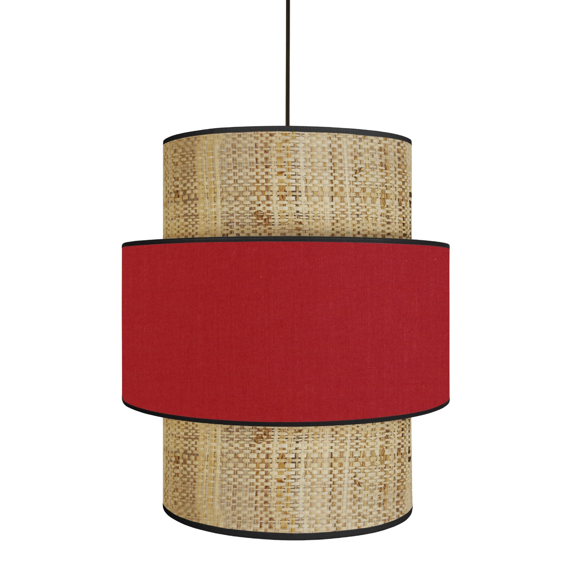 Suspensión tosel ,tela,beige , a 80xd30xp50cm