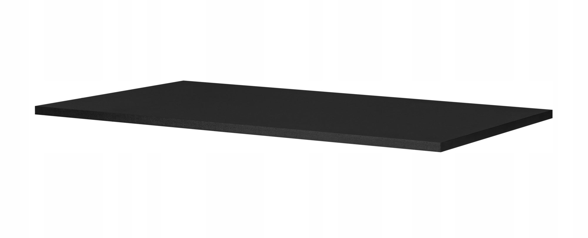 Blat łazienkowy 140 cm czarny płyta laminowana 1,6 cm