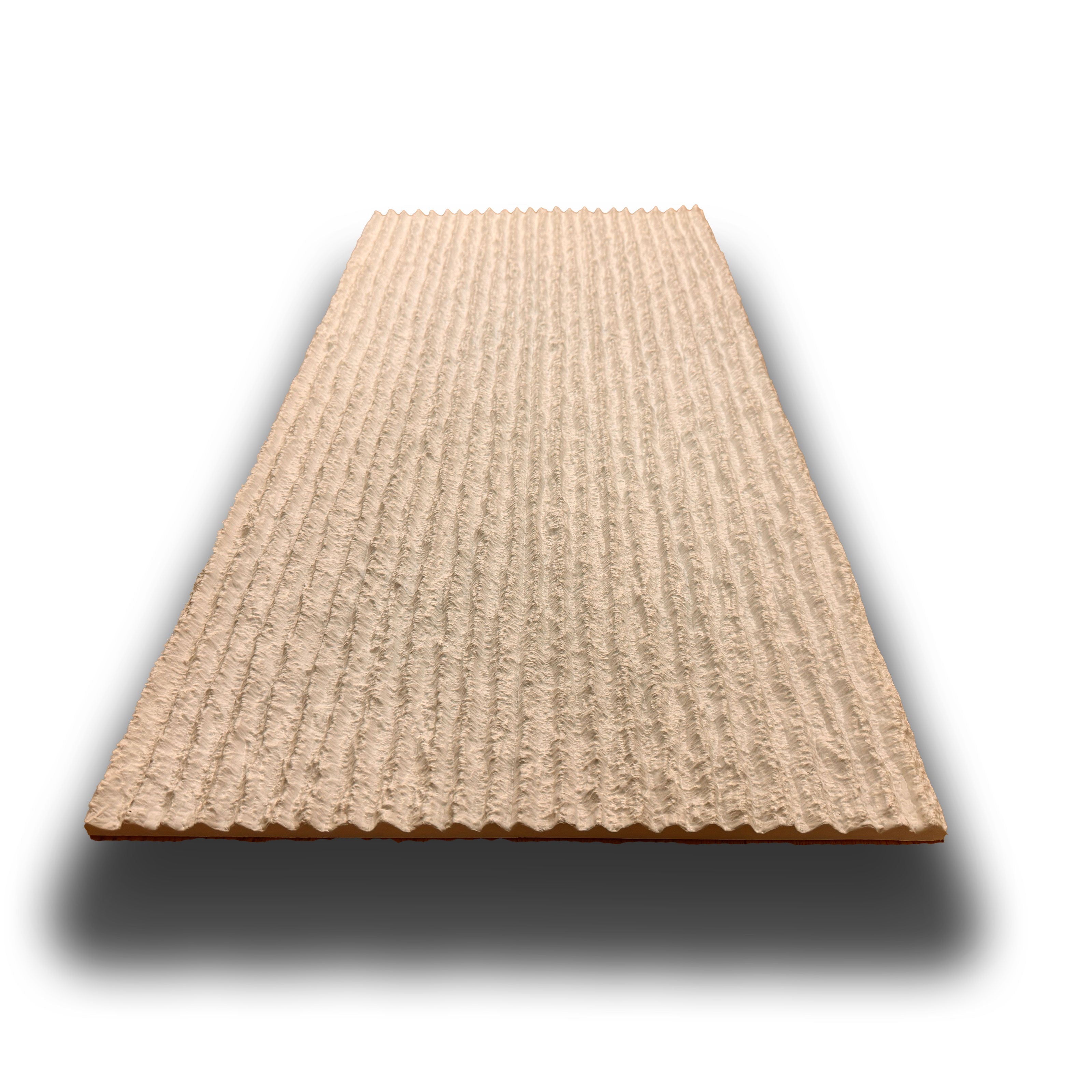Panneau de bardage intérieur-extérieur PU effet pierre rayé ultra-réaliste et isolant 60x120cm en 4 coloris - Panneau CIMENT 120x60cm - 3