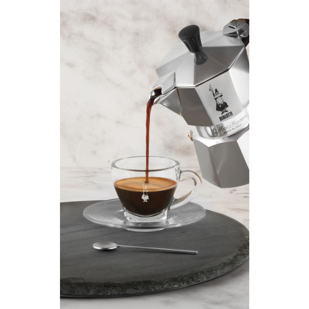 Cafetière italienne BIALETTI Moka express Silver 6 tasses expresso - 4