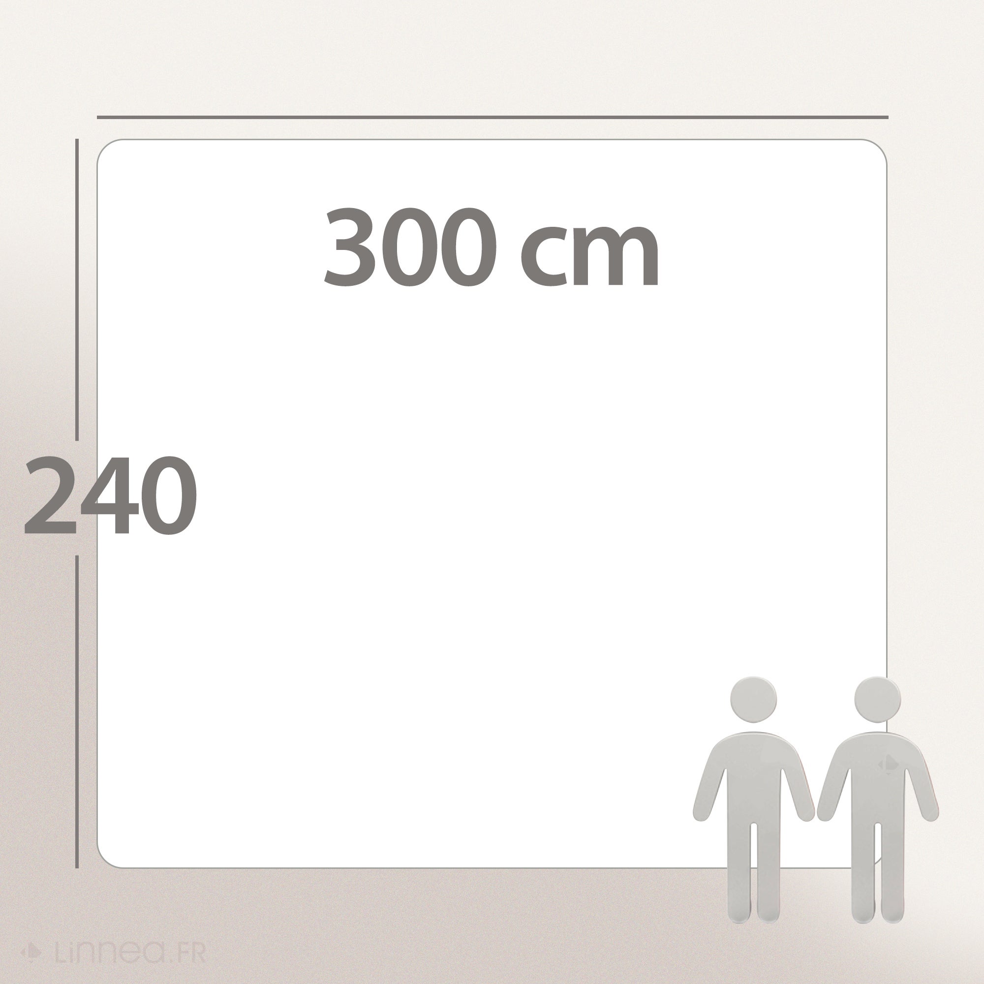 Couette hiver 300x240 cm COCOON garnissage fibre polyester 400 g/m2 - 6