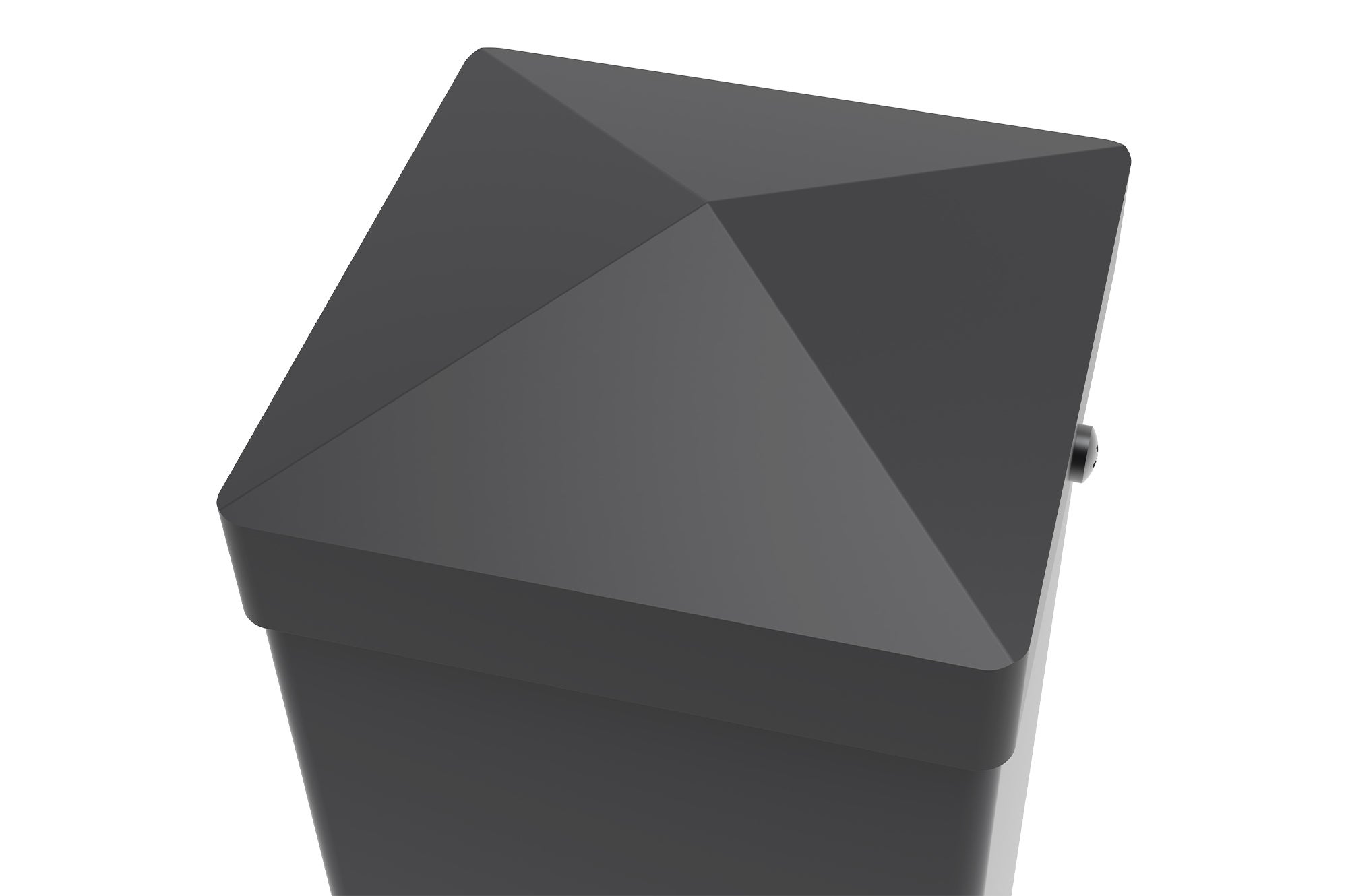 Lot de 2 poteaux en fer CARMO 10x10cm H.125cm noir - 7