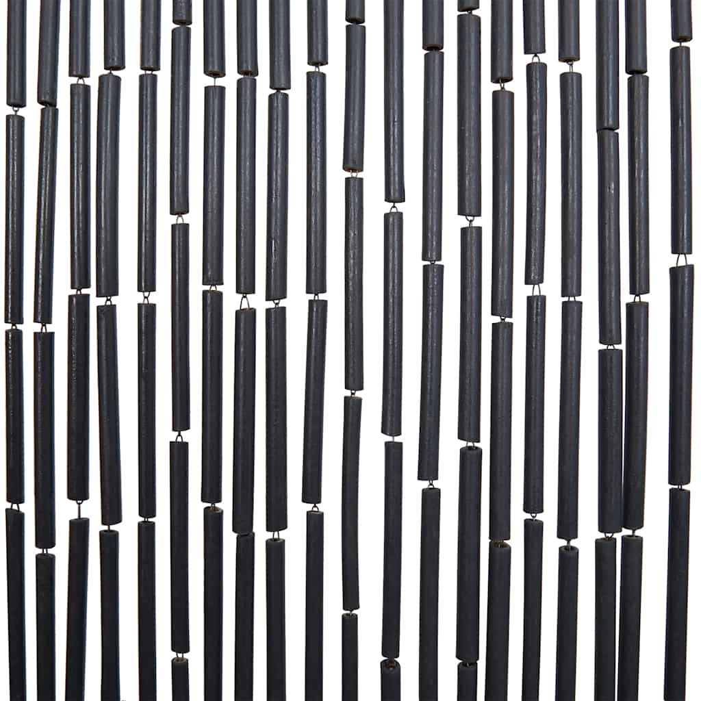 VidaXL Rideau anti-insectes gris foncé 90x220 cm bambou - 5