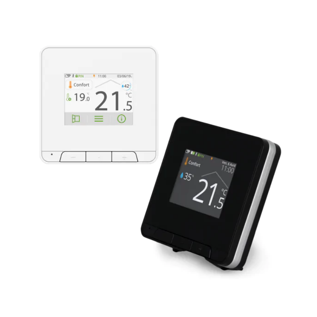 Therma Home - THERMADOR - Thermostat connecté noir filaire - THERMADOR - THOMN
