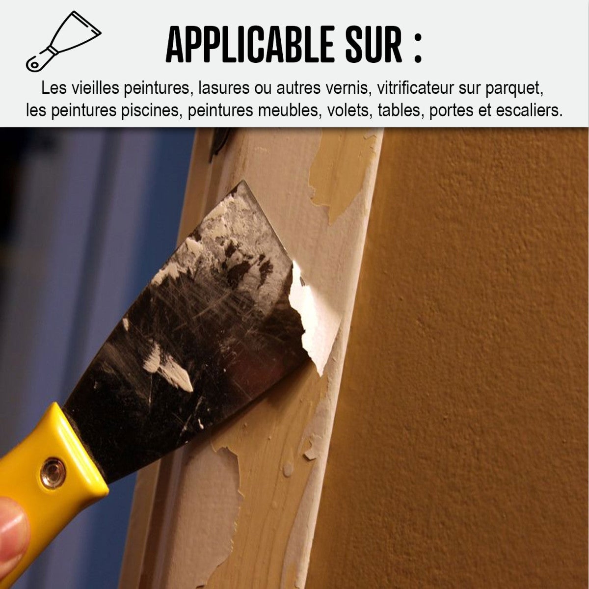 Décapant pour Bois - Produit décapant peinture, vernis - ARCADECAP BOIS - 1 L - ARCANE INDUSTRIES - 6