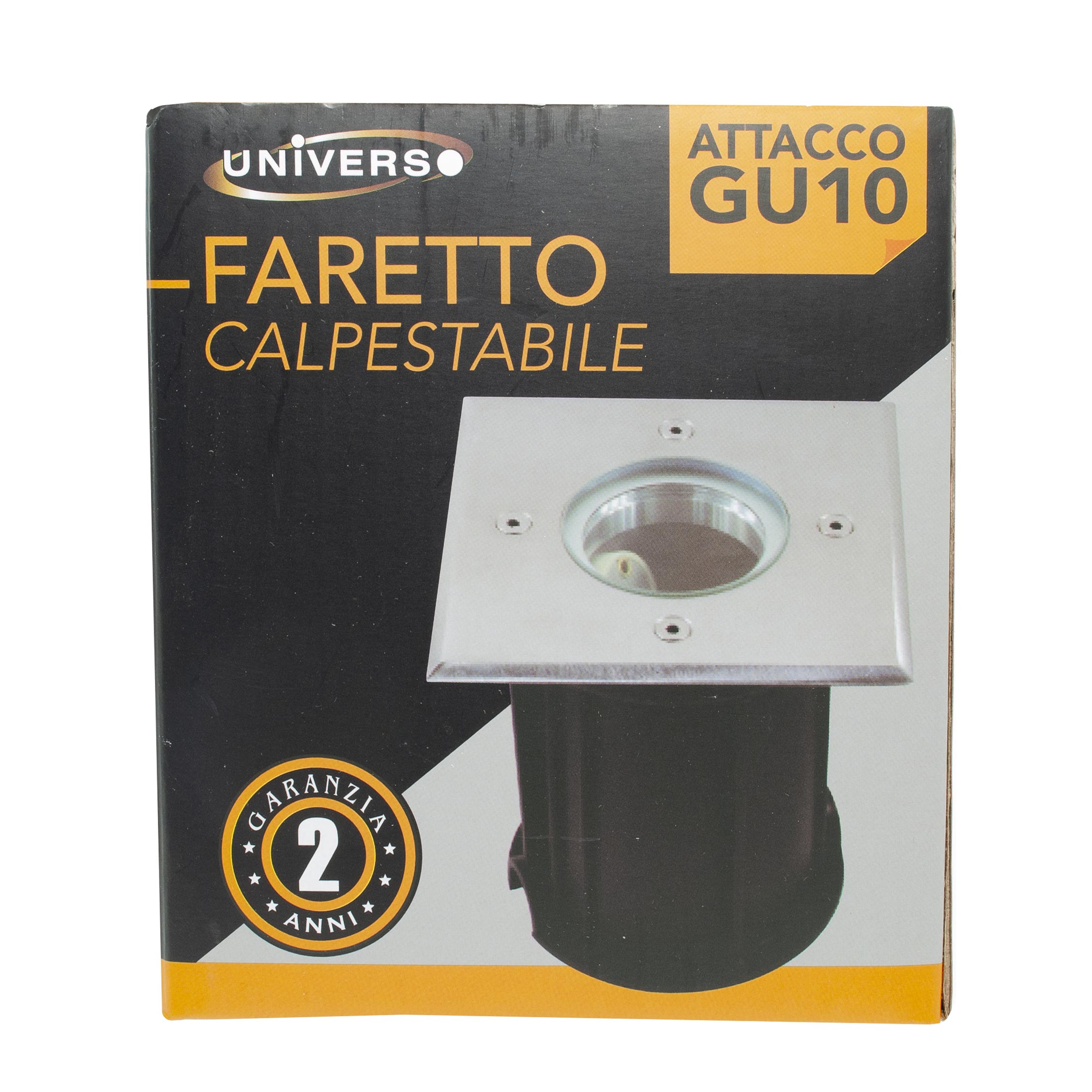 Spot d'allée piétonnier IP65 lampe LED encastrée au sol GU10 éclairage de façade jardin avenue sol FORME CARRÉE - 8