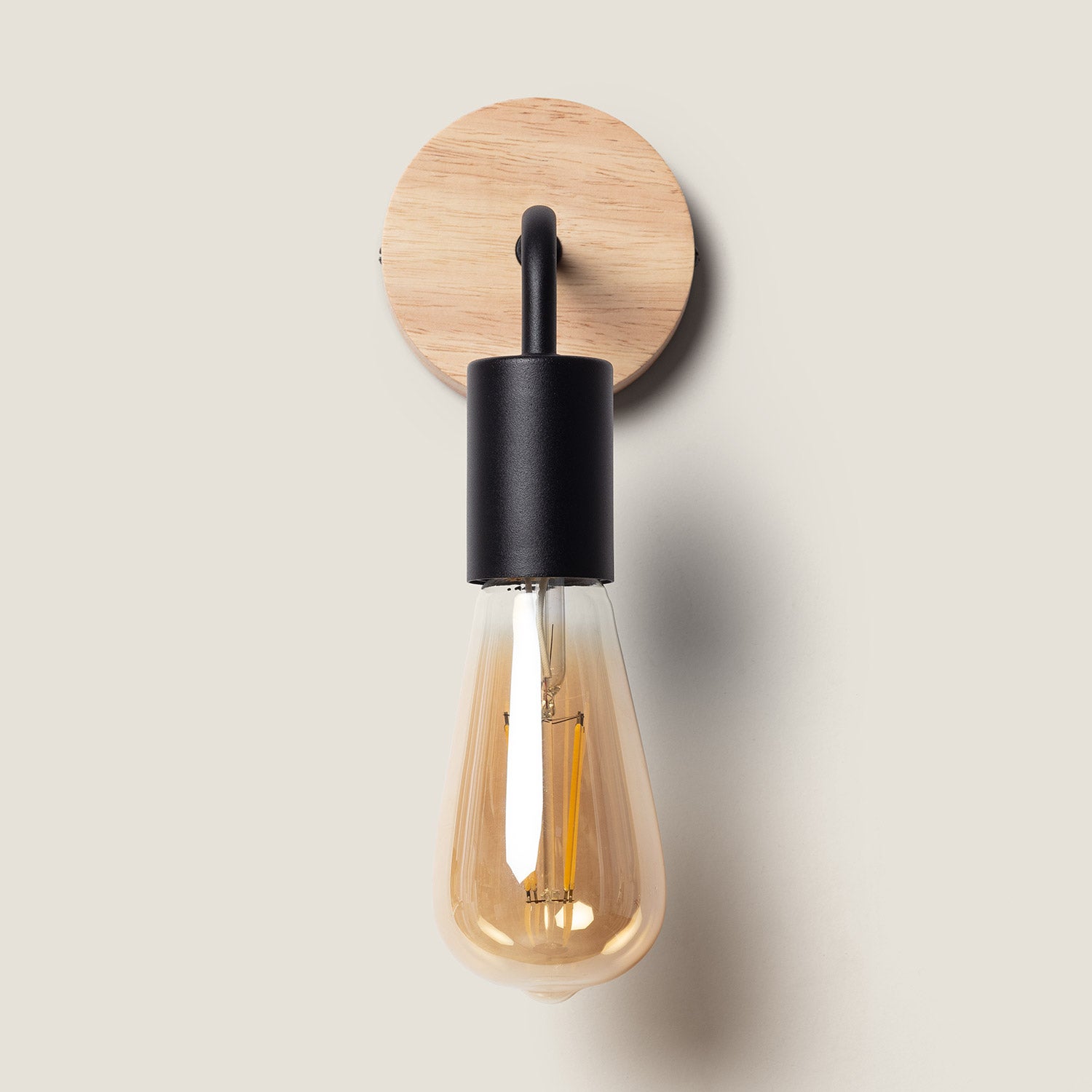 Lampe Murale et Métal Jedali, Noir, Fer,, E27, IP20, 150 mm x 90 mm x 110 mm - 4