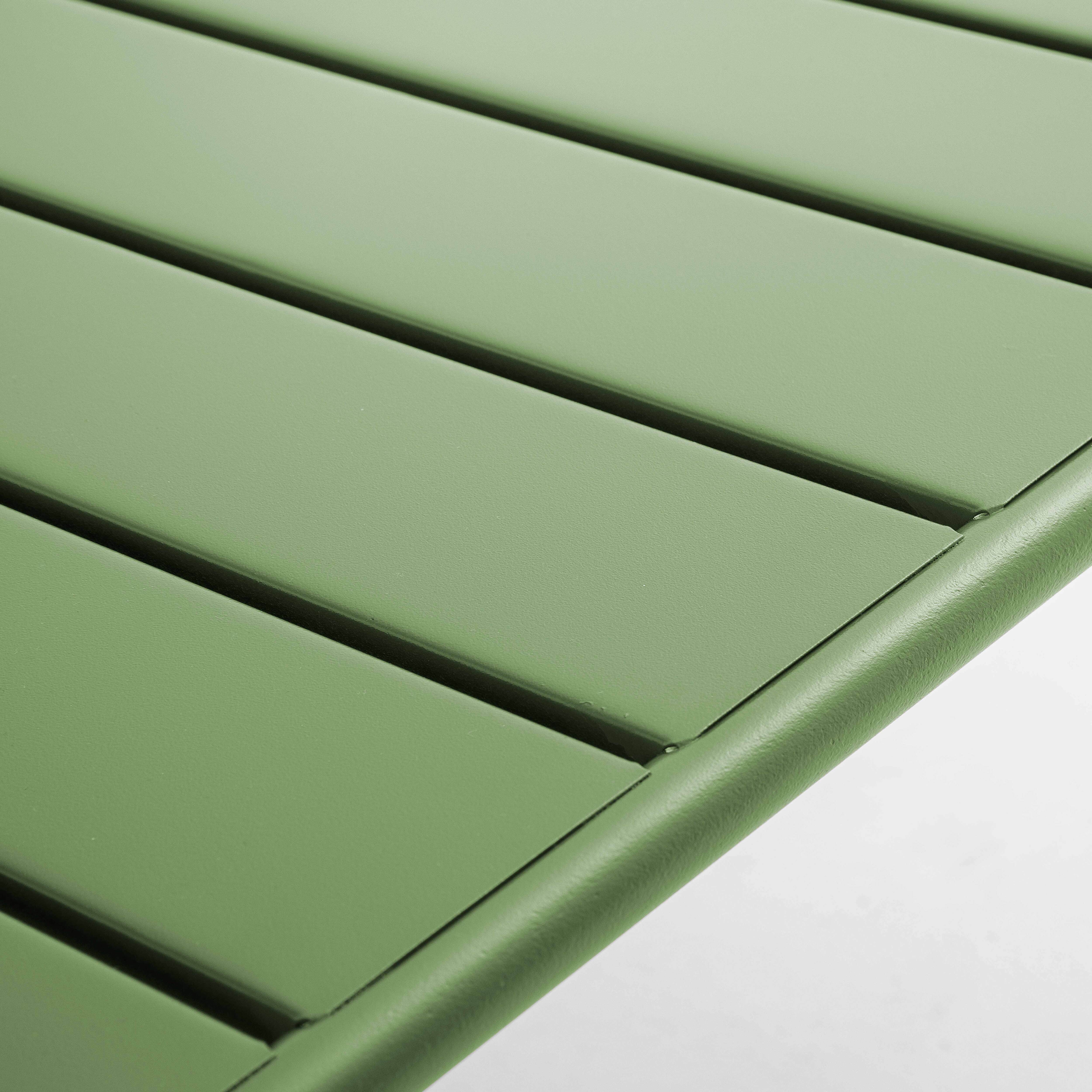 Table basse de jardin acier vert cactus , Palavas - Oviala - 5