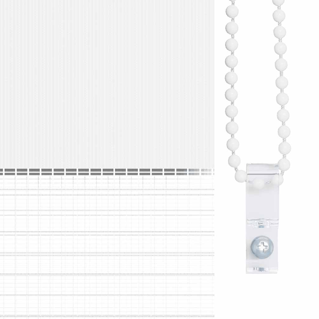 Tenda Oscurante a Rullo Zebra 40 x 100 cm Bianca vidaXL - 8