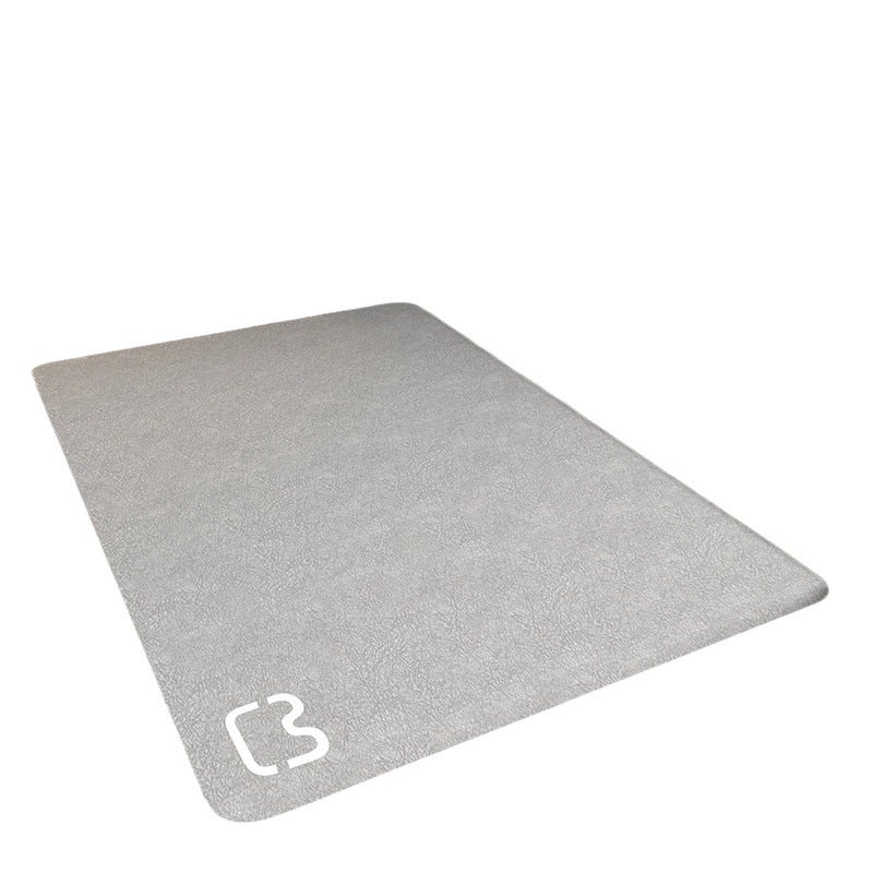 Mata łazienkowa z ziemi okrzemkowej, antypoślizgowa, superchłonna, mata do wanny, mata prysznicowa, miękka, szybkoschnąca (50 * 80, szara)