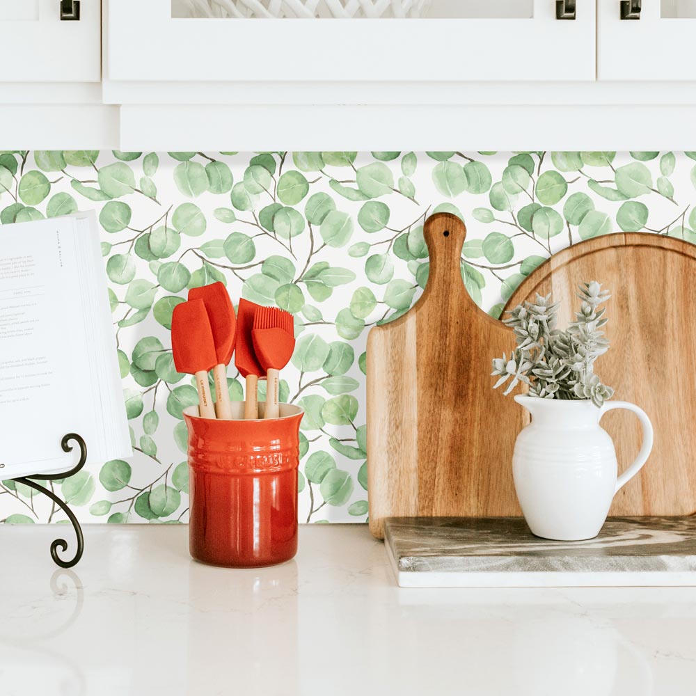 Paraschizzi Cucina Adesivo Eucalipto - 100 x 60 cm - 3