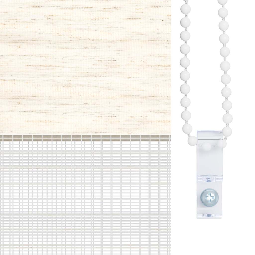 Estor cebra de tejido de poliéster beige mármol, ancho 150,9 cm - 9