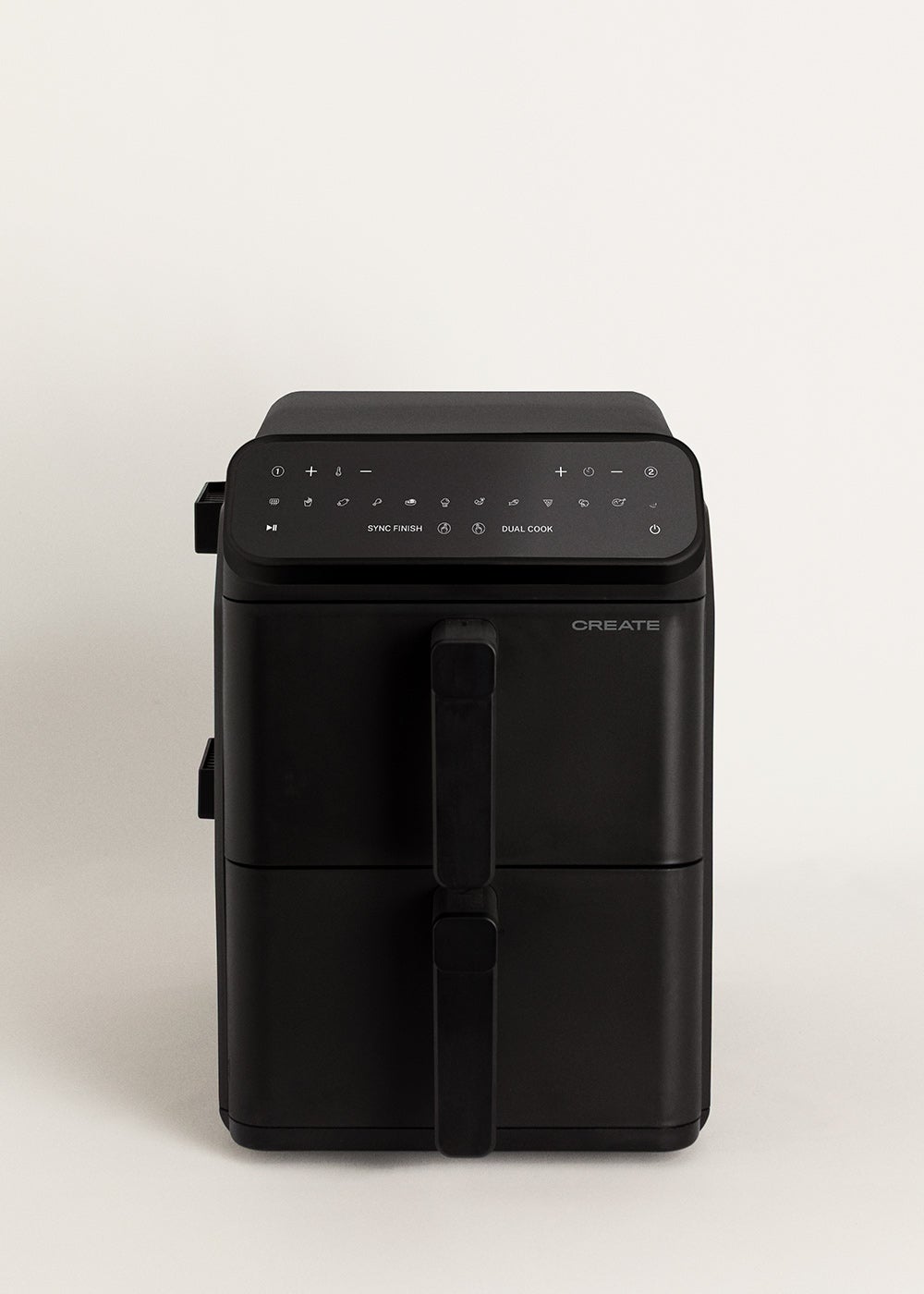 CREATE - AIR FRYER DUAL STACK - Frytkownica beztłuszczowa 11,2 L z podwójną warstwą i niezależną kontrolą - Noir - 5