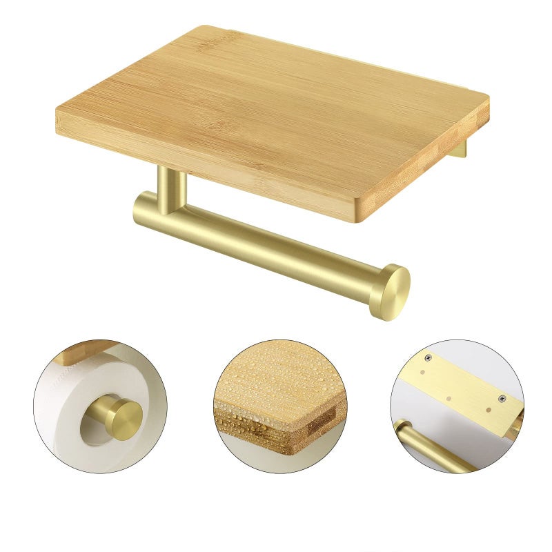 Porte-rouleau De Papier Toilette Avec étagère Porte-rouleau De Papier Toilette Avec