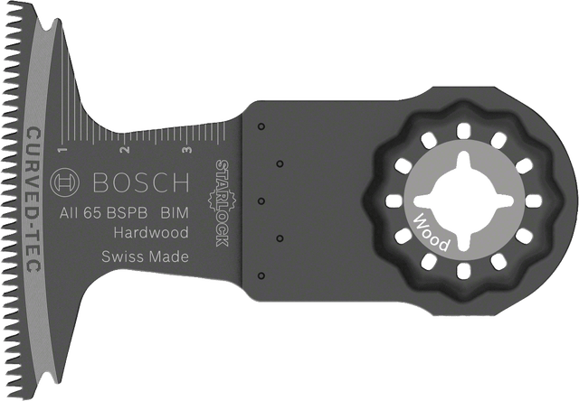 Bosch Professional - 5 Lames STARLOCK Bim Bois Dur, 65X40mm, Aii65Bspb - 2608662031