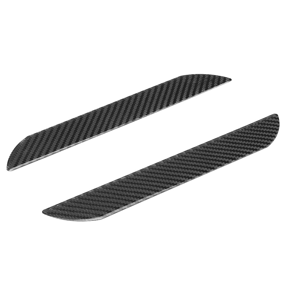 Lot De 4 Protections Autocollantes Fibre De Carbone Pour Seuil De Porte Voiture - Anti-Rayures Noir - Universel