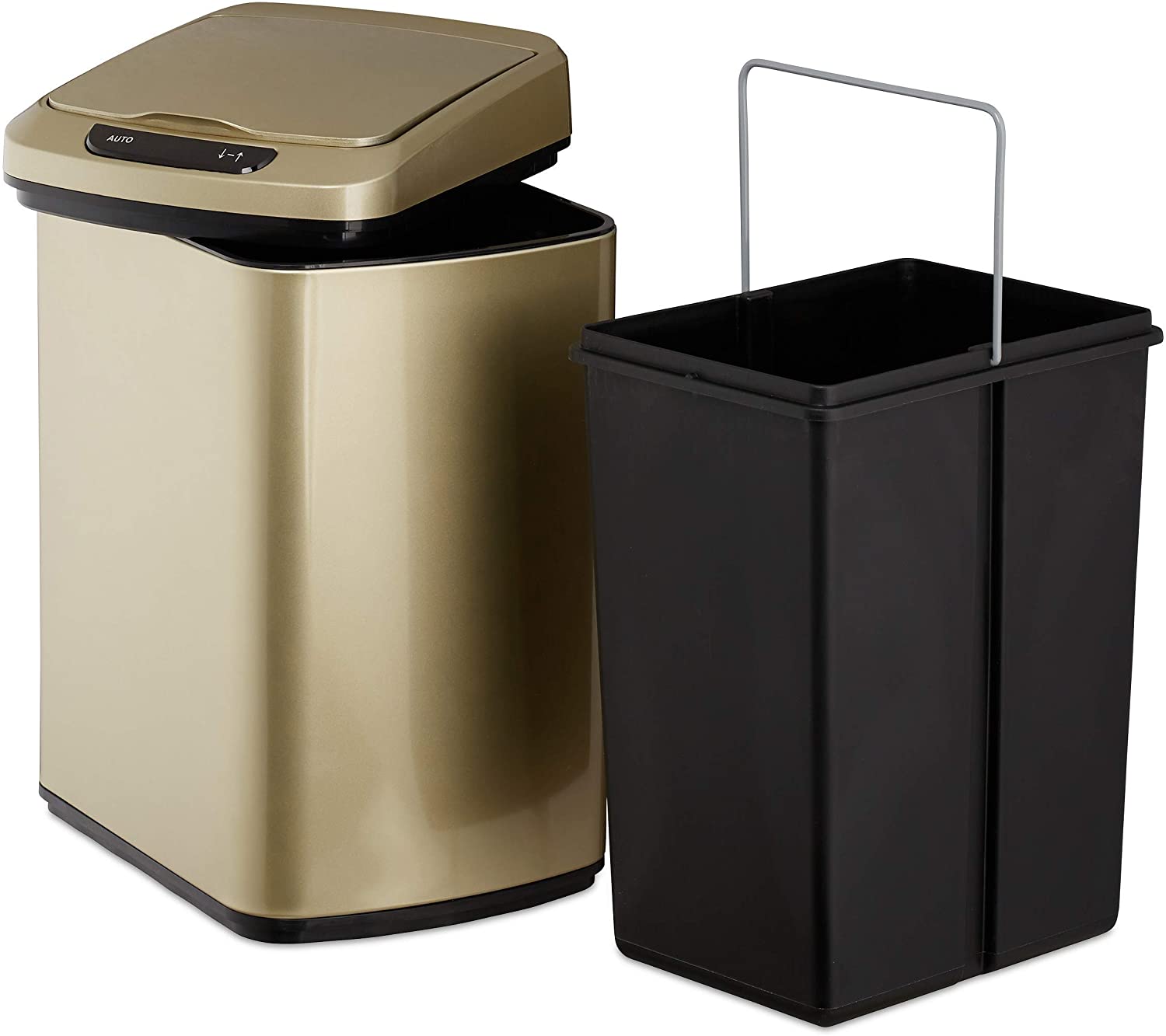 Contenedores De Basura Para Muebles Cubo De Basura Dorado Para