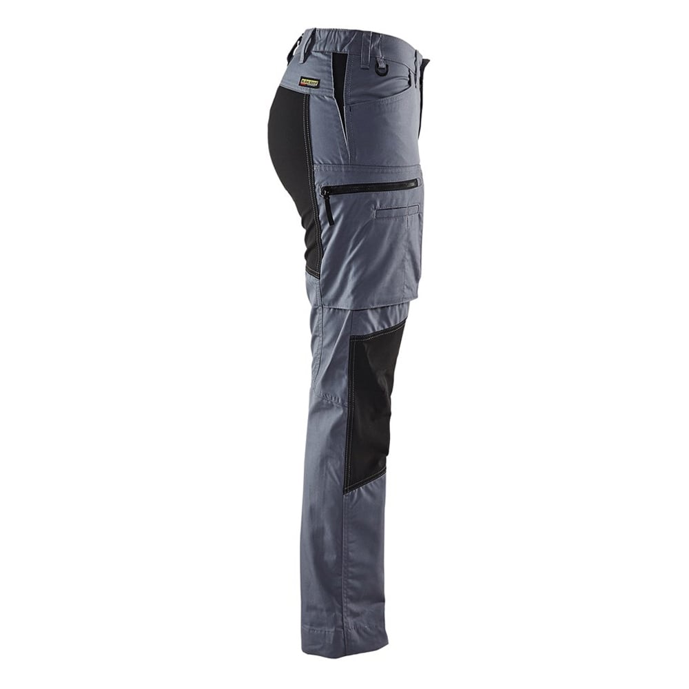 Pantalon de travail services stretch femme Blaklader polycoton Gris / Noir 44 - 2