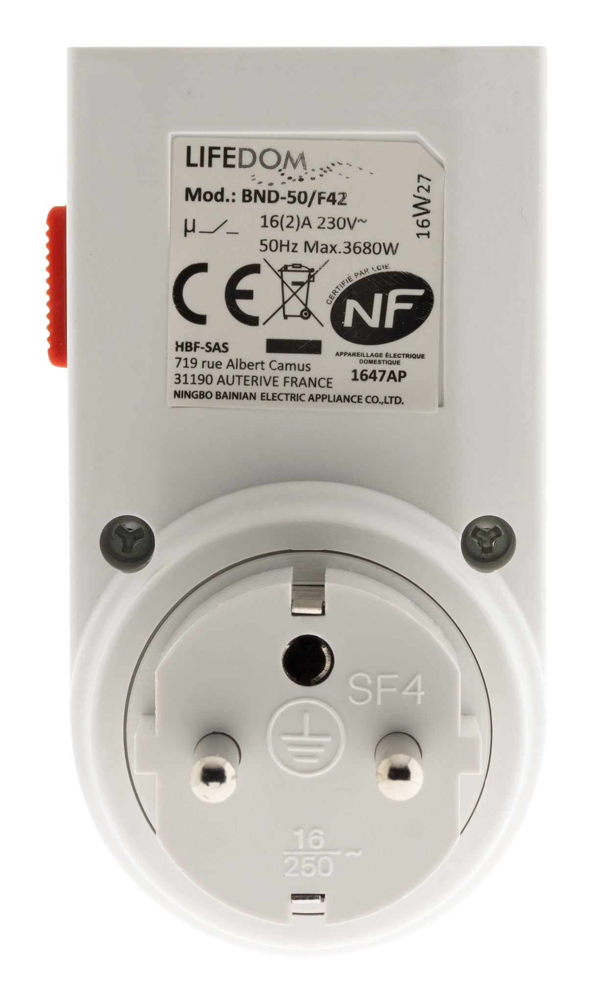 Programmateurs domotique Zenitech PROGRAMMATEUR MECANIQUE JOURNALIER 163005 - 4