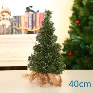 28 árboles De Navidad En Miniatura VOSAREA | Alturas 4.5-12.5 Cm, Base De Madera | Decoración Para Mesa, Maquetas O Manualidades