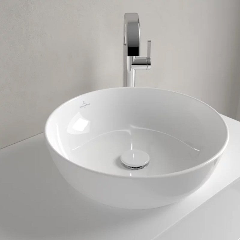 Vasque ronde à poser VILLEROY ET BOCH Artis Blanc CeramicPlus - 9