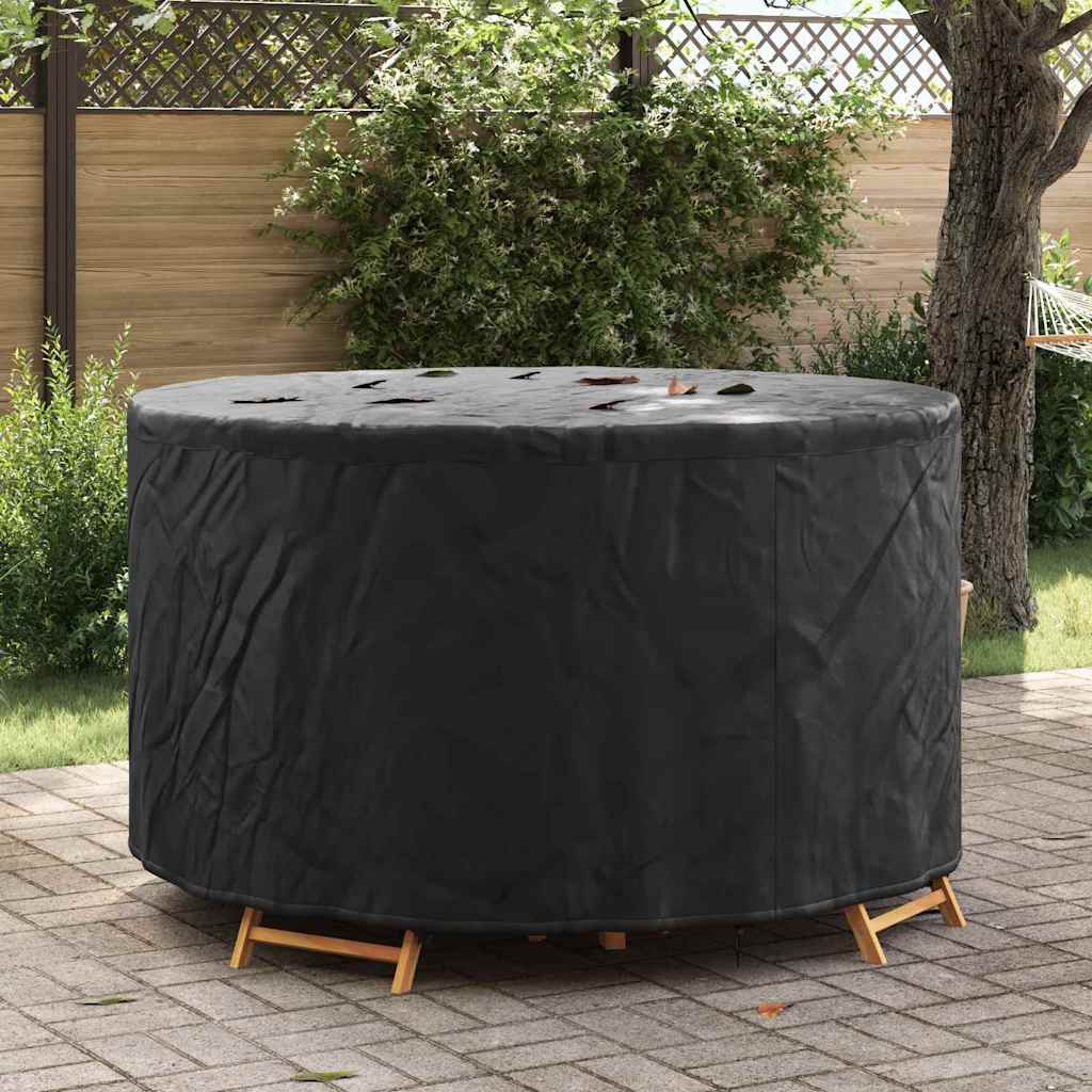 VidaXL Housse Meuble Extérieur Ronde 200x200x85 Cm – Tissu 210D Oxford Étanché Anti-UV – Protection Mobilier Jardin Moderne