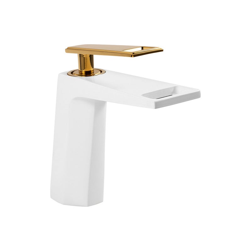 BATERIA UMYWALKOWA STOJĄCA HUGO NISKA S-1085WG BIAŁY/ZŁOTY