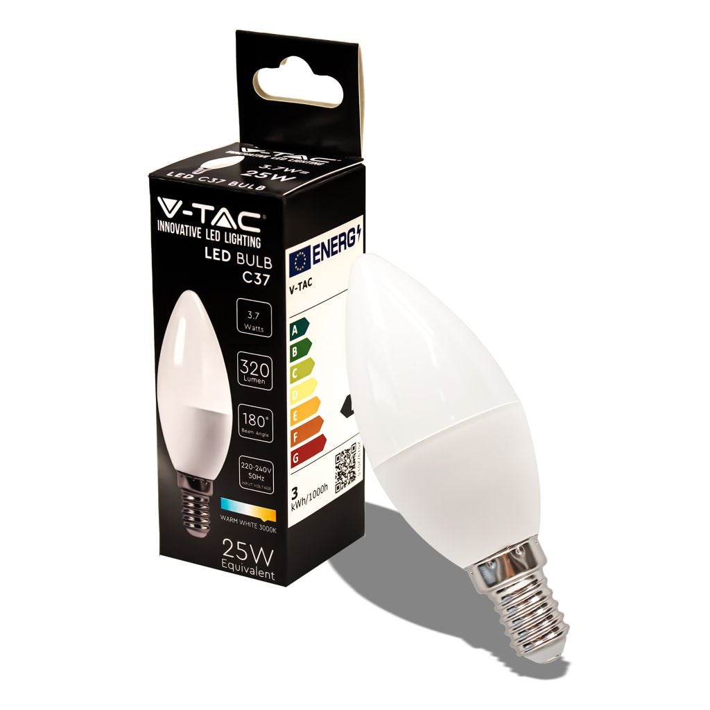 Żarówka LED E14 3,7W Świeca 3000K