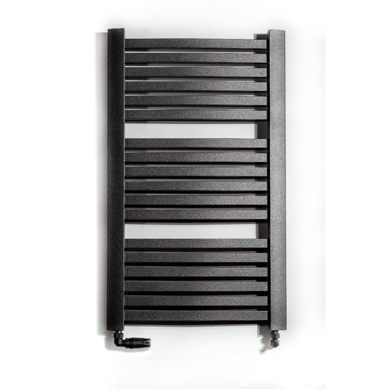 Grzejnik łazienkowy Wento 94,5x58 cm ZD czarny mat str 471W Roz 50cm LUXRAD
