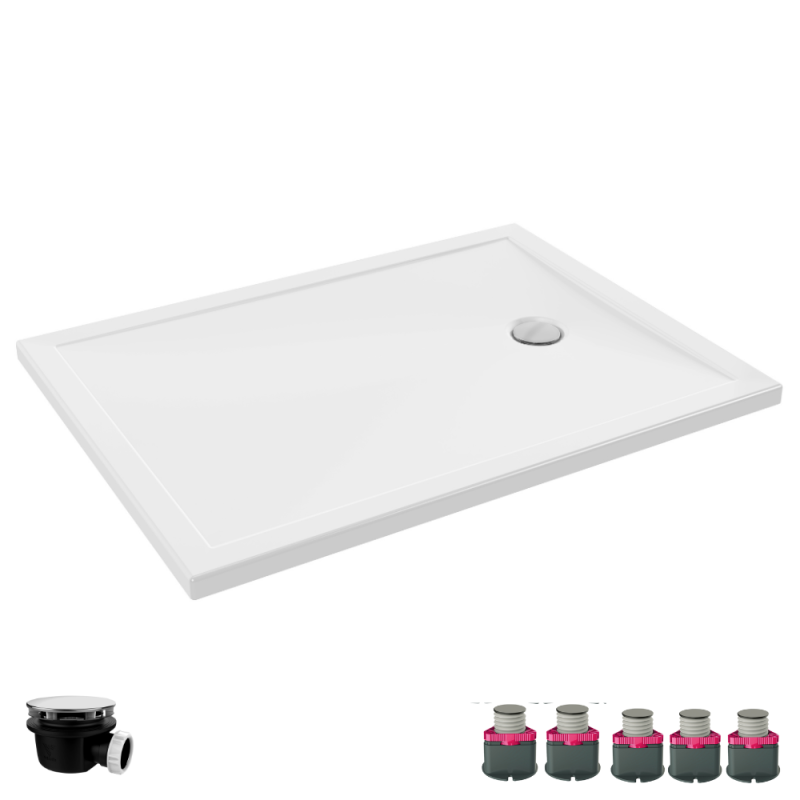 Receveur de douche 120 x 90 JACOB DELAFON Gaspard bonde à droite — free download