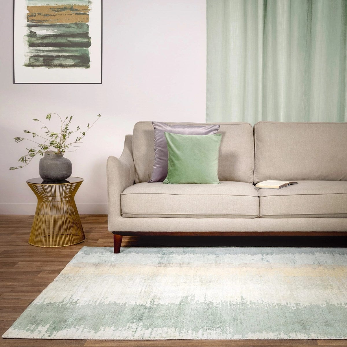 Tapis de salon moderne tissé main GINO 200x290 cm - 2