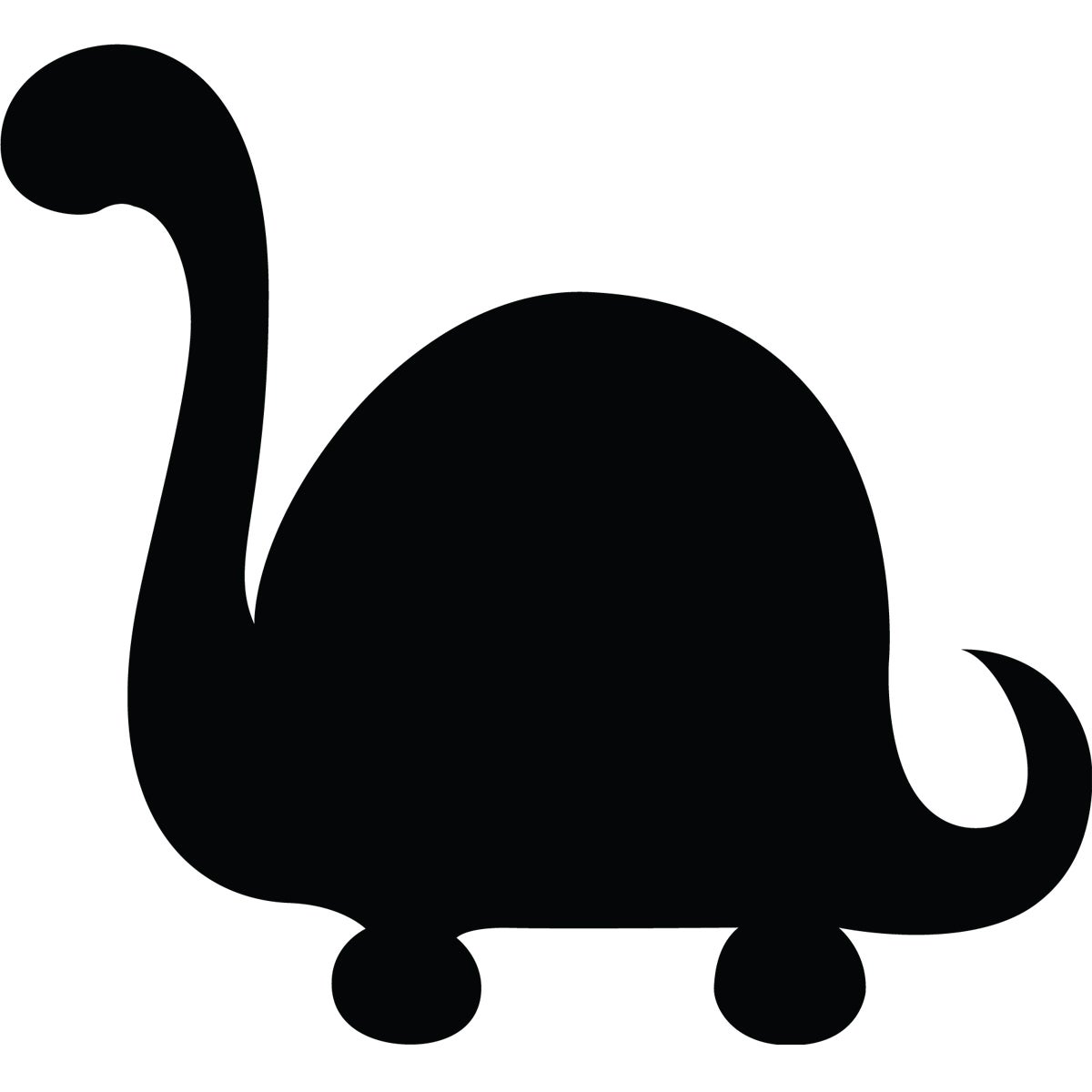 Adesivo Sagoma di dinosauro - Sticker adesivo - adesivi murali - 55x60cm - 4